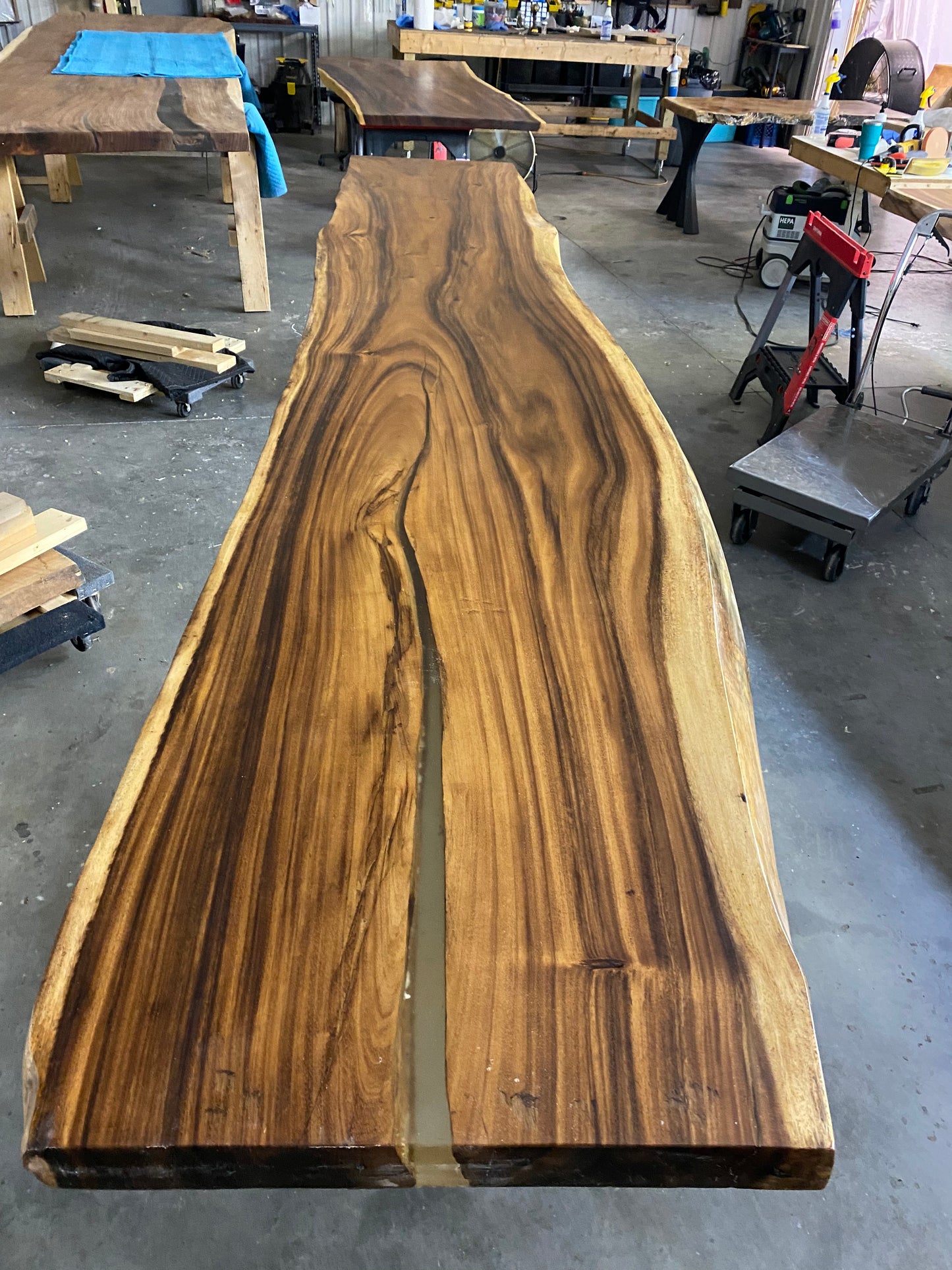 14 foot Monkey Pod slab