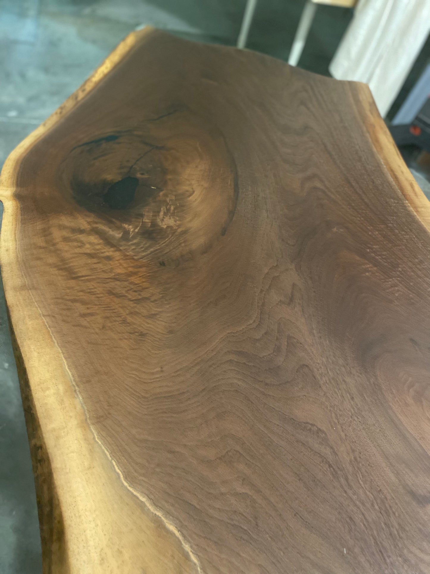 Walnut dining table