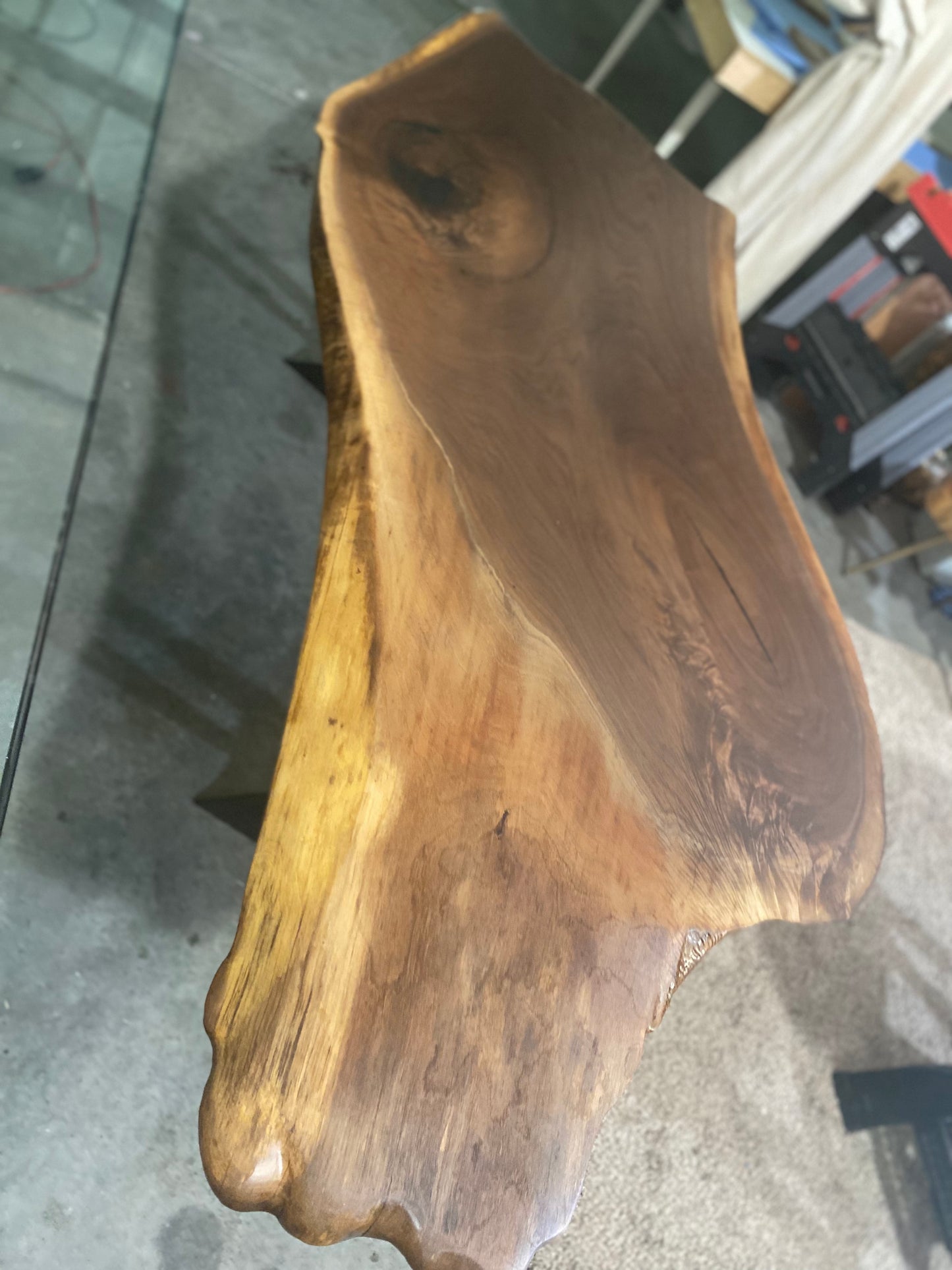 Walnut dining table