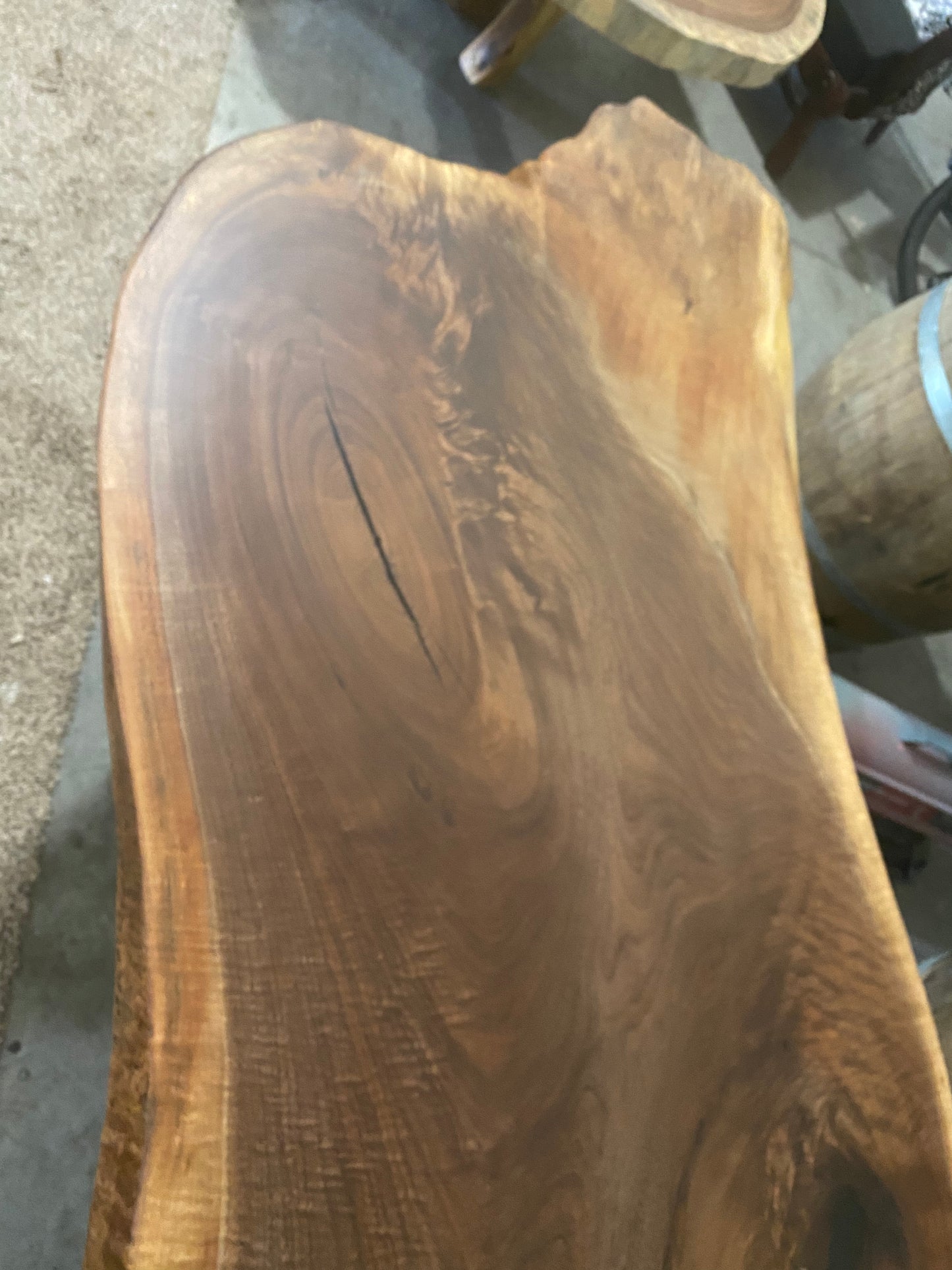 Walnut dining table