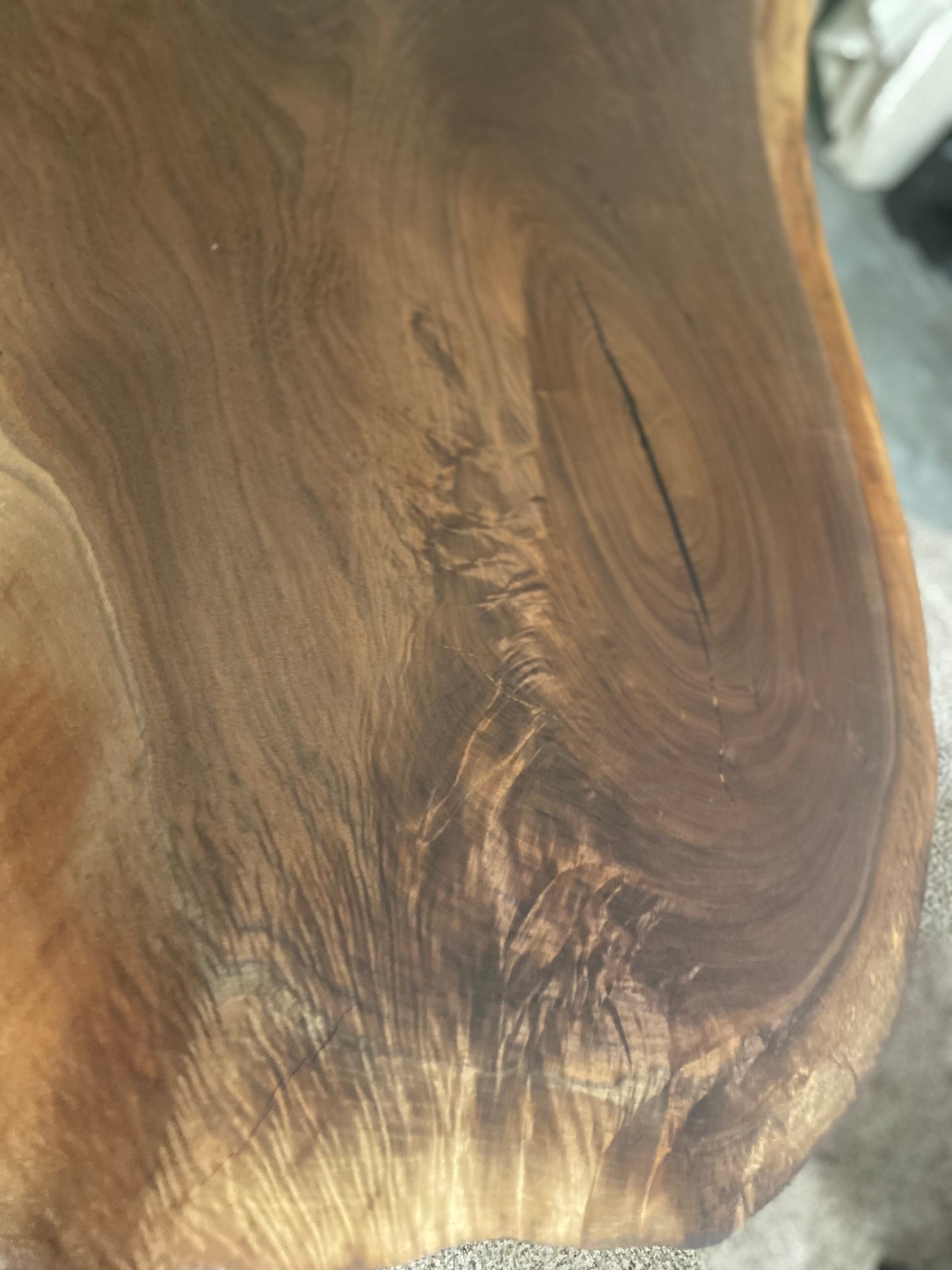 Walnut dining table