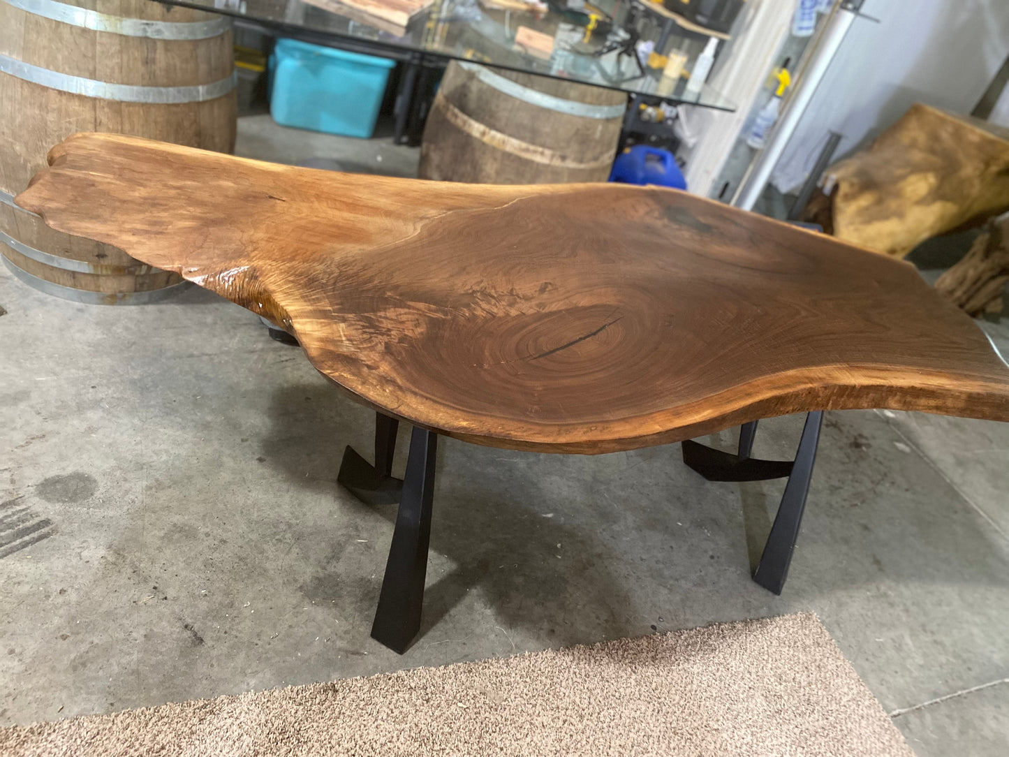 Walnut dining table