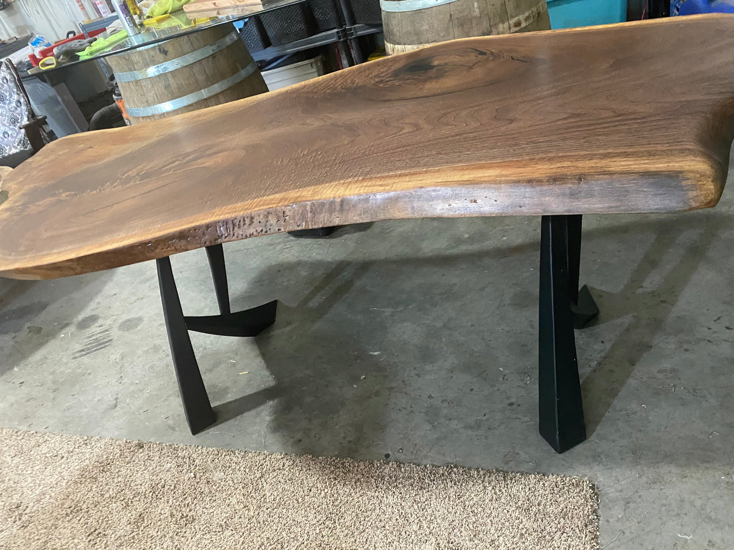 Walnut dining table