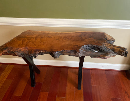 Redwood console table