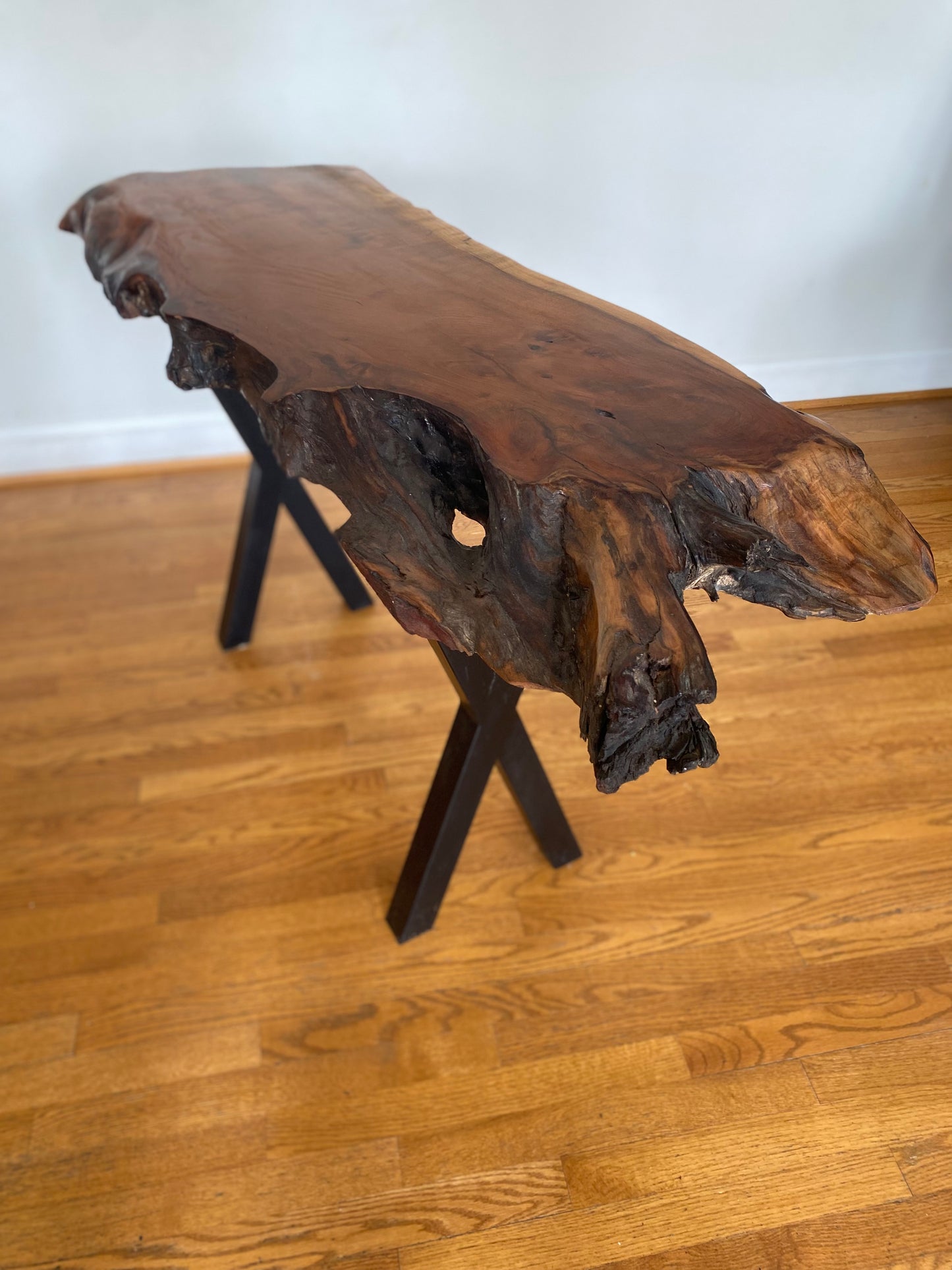Redwood console table