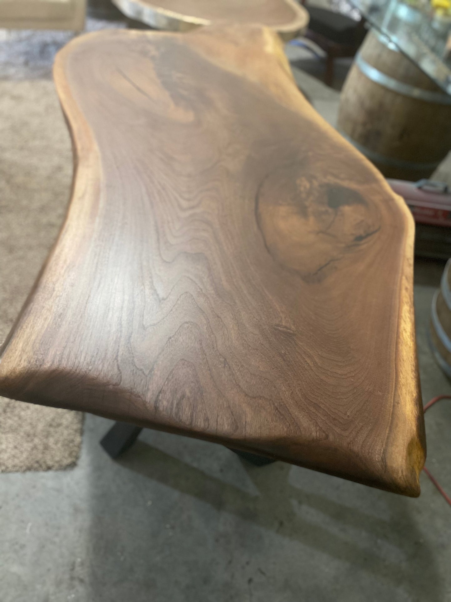 Walnut dining table