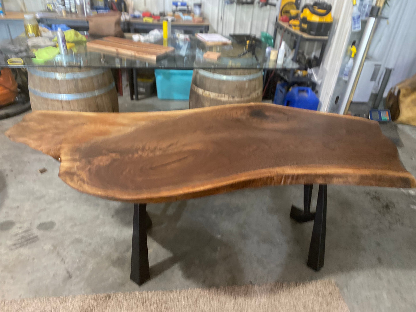 Walnut dining table