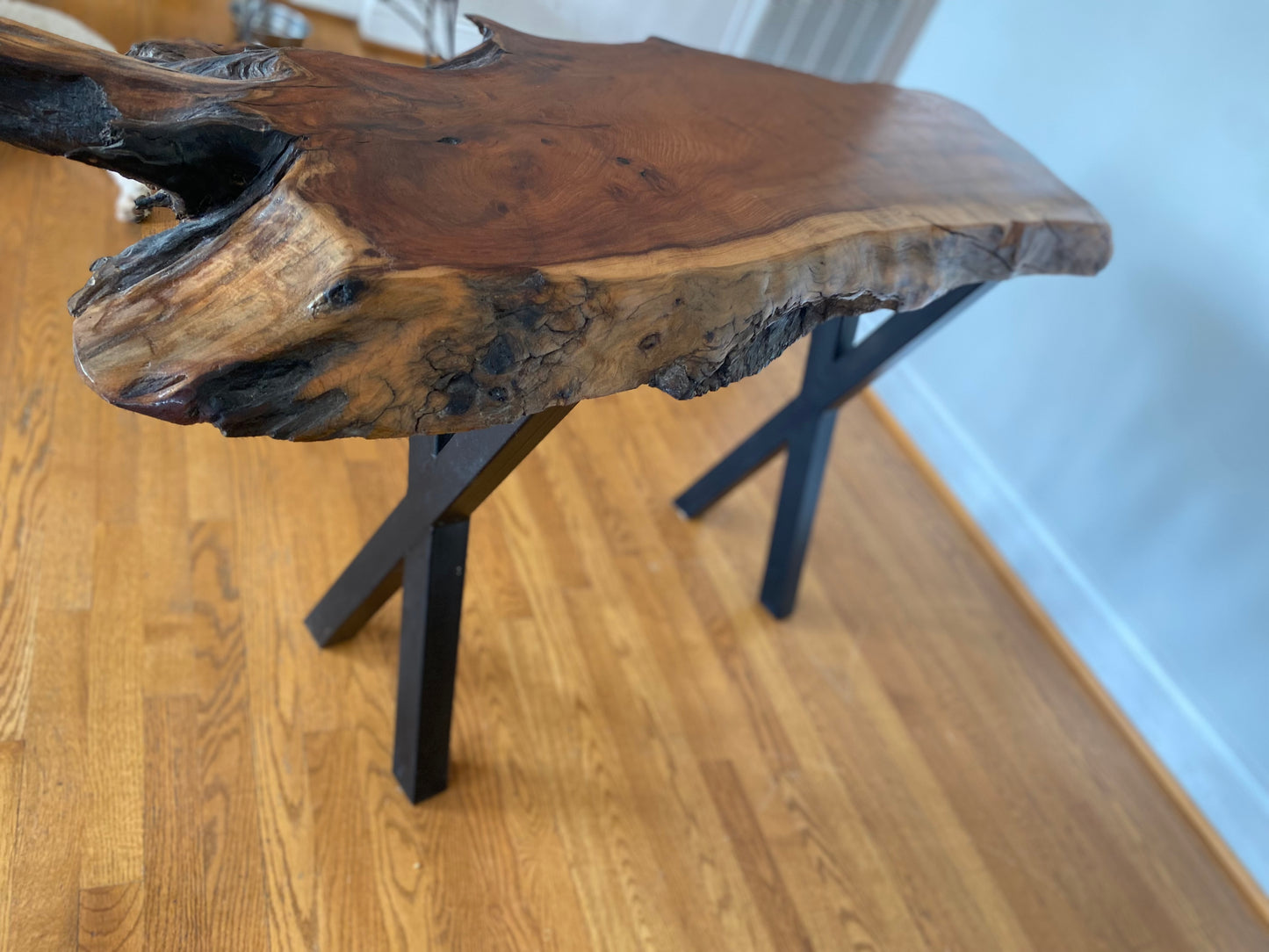 Redwood console table