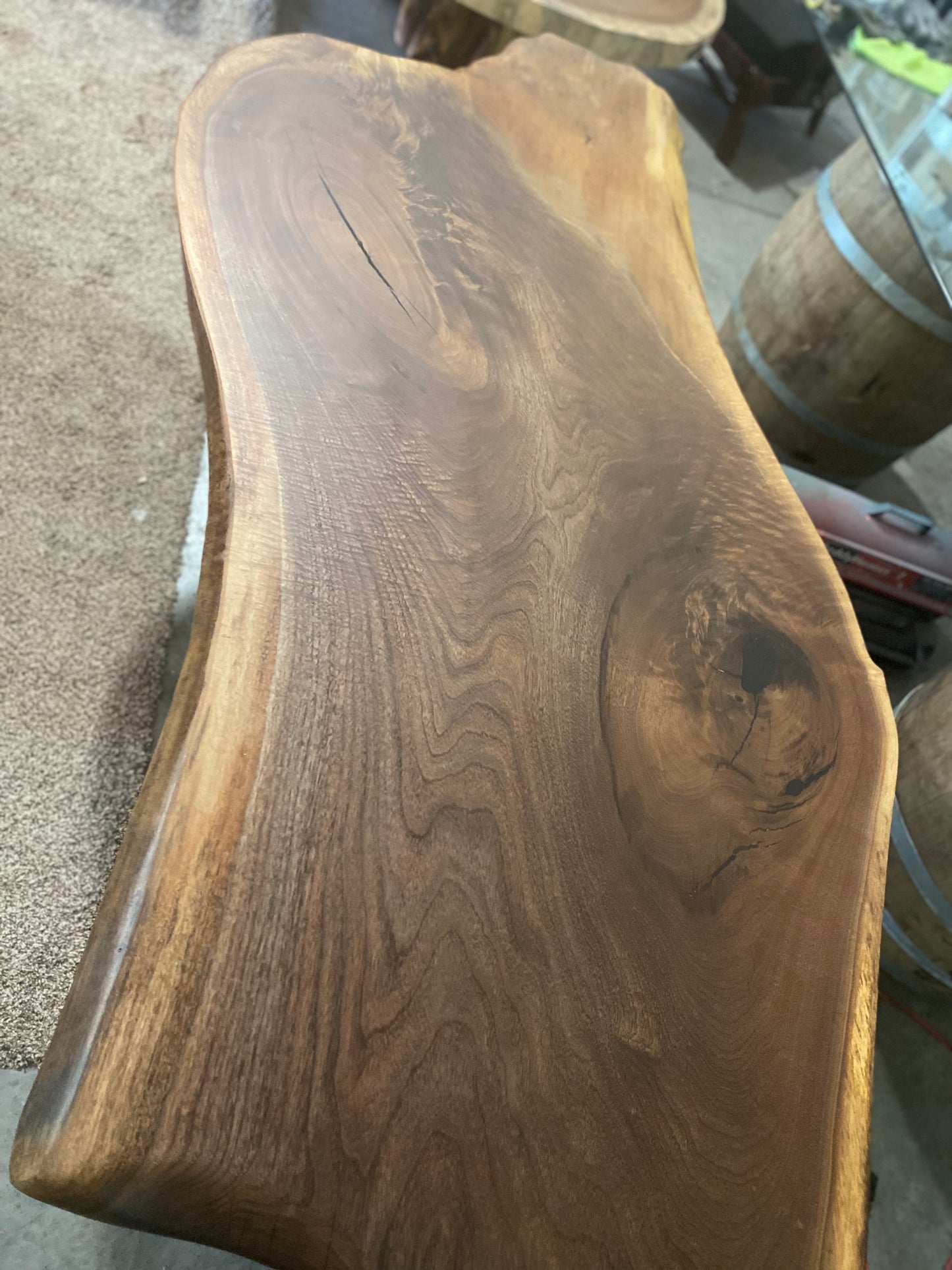 Walnut dining table