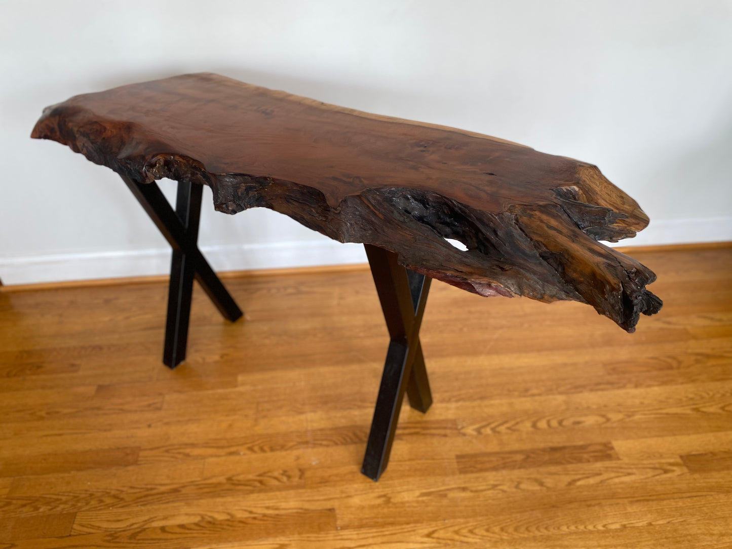Redwood console table