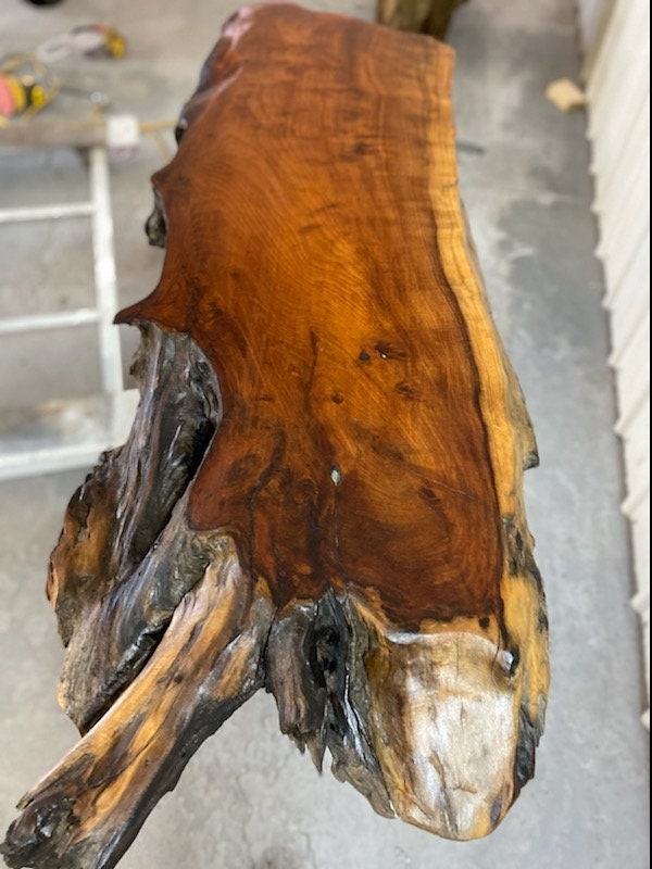 Redwood Accent table live edge