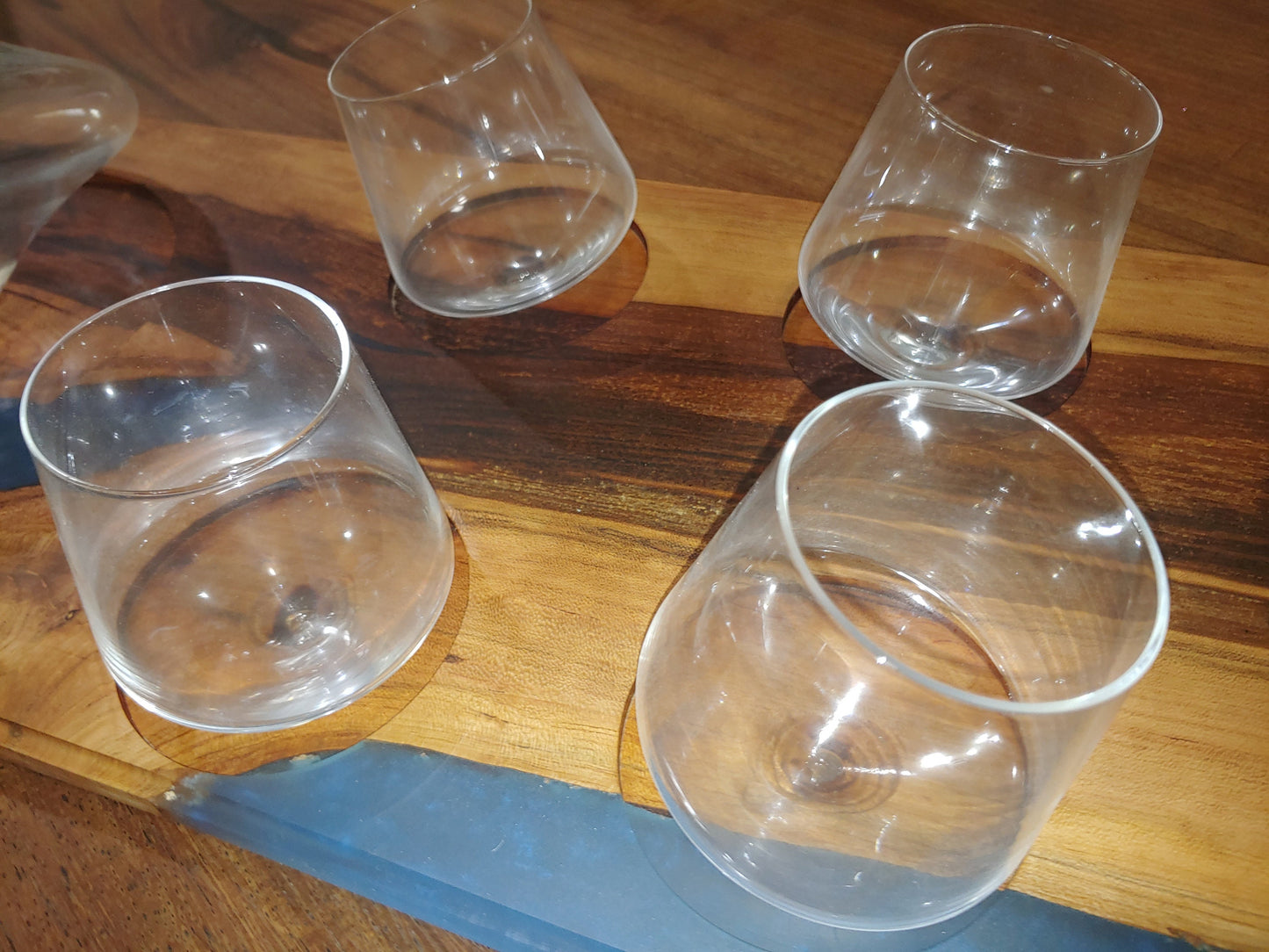 Rolling Decanter Set with serving board.