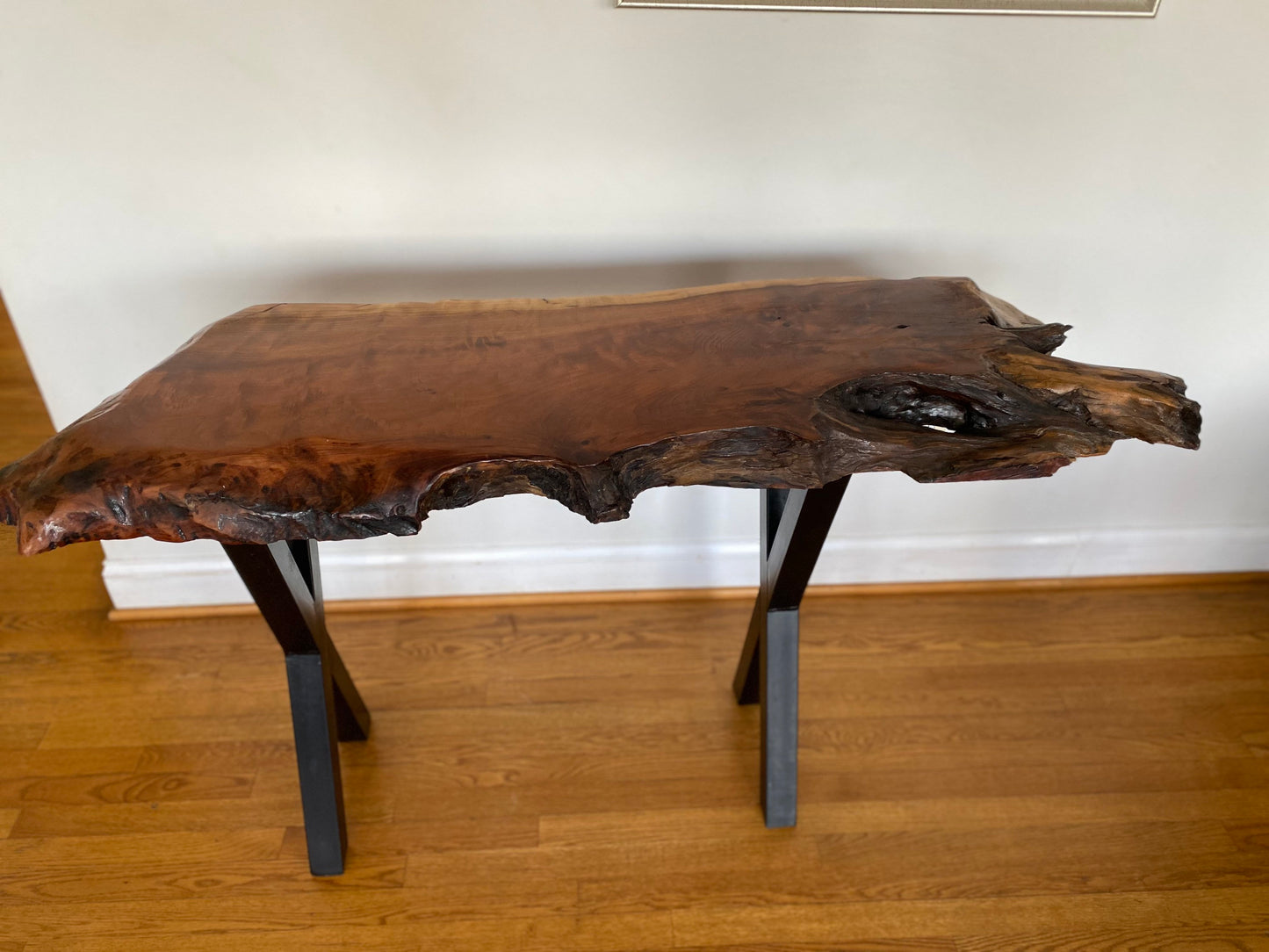 Redwood Accent table live edge